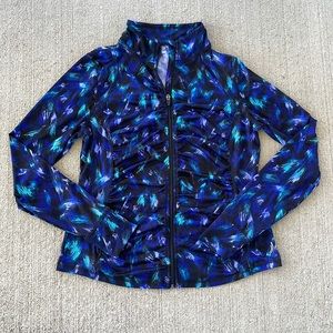 💫 Like new Women's black zip-up active jacket size L